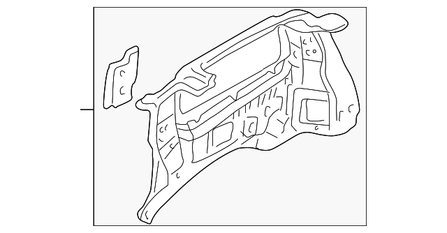 55256260AI Деталь INNER PANEL, RIGHT