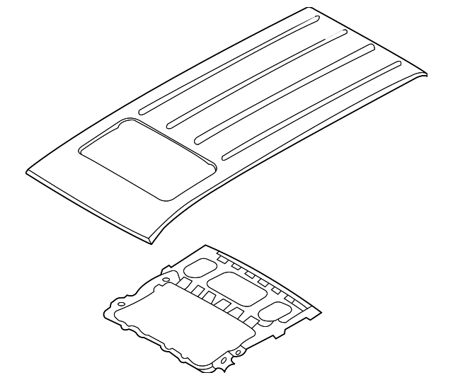 67110-4D520 Деталь ROOF PANEL