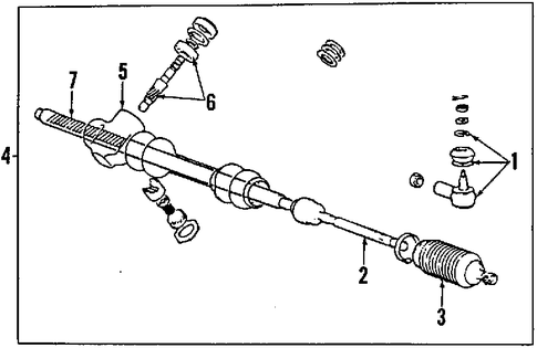 Precis STEERING GEAR & LINKAGE 3