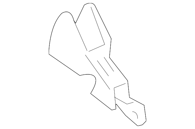 12470807 Деталь RECLINE COVER, LEFT
