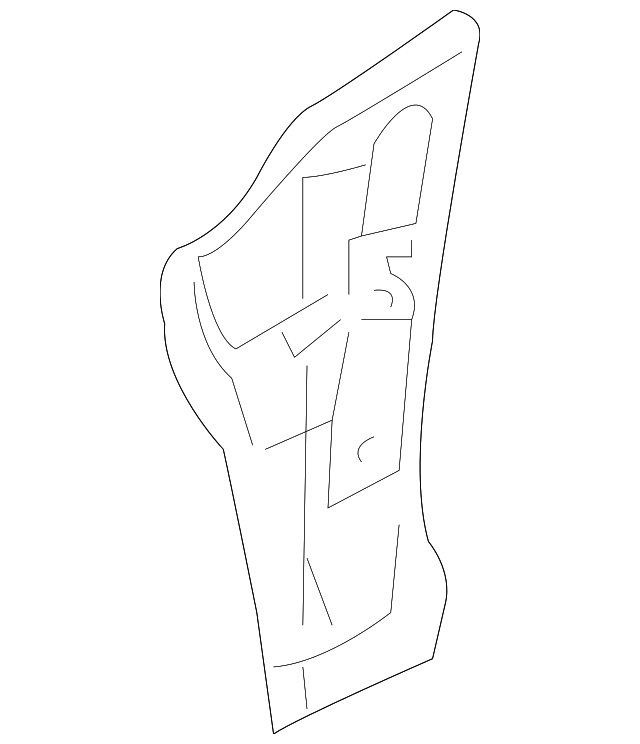 0K2AA-71020A Деталь COWL SIDE PANEL, LEFT