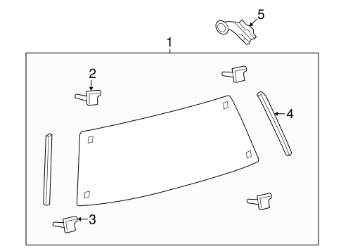 Land Cruiser GLASS - LIFT GATE