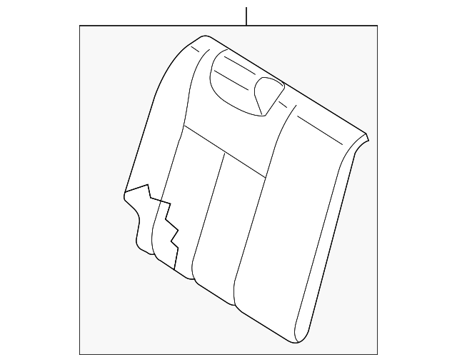 88600-ZX50C SEAT BACK ASSY, RIGHT