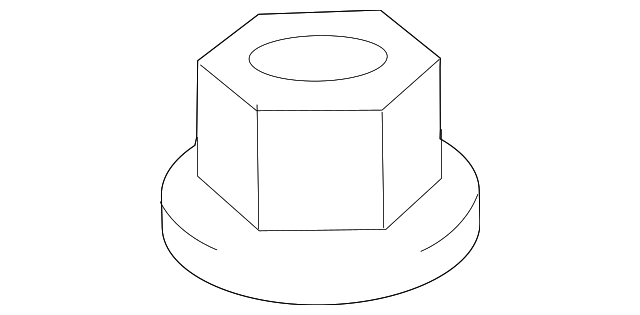 910118-010003 TOP NUT, LEFT