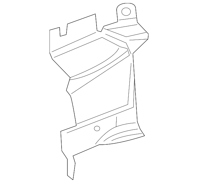 5116060AB Деталь AIR SHIELD, RIGHT