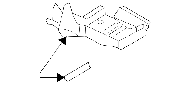 5027419AC Деталь TORQUE BOX, LEFT