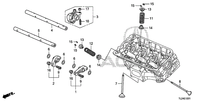 TSX SEDAN VALVE - ROCKER ARM (FR.) (V6)