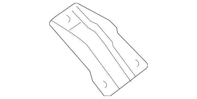 768927S010 Деталь SUNROOF ASSY SIDE BRACKET, LEFT