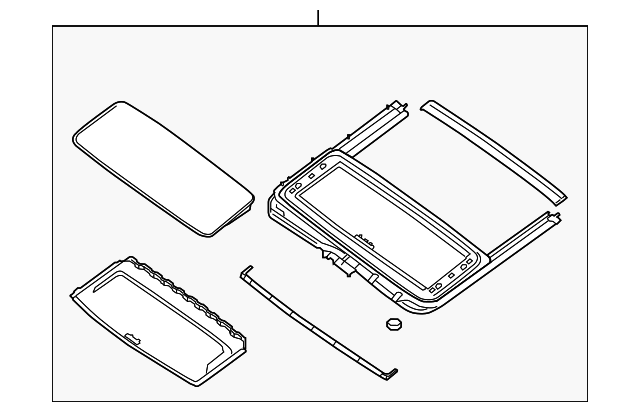 912057S610 Деталь SUNROOF ASSY