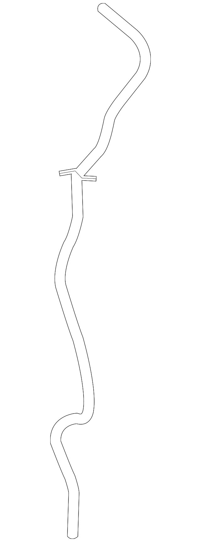 91390ZV50A Деталь DRAIN HOSE, RIGHT