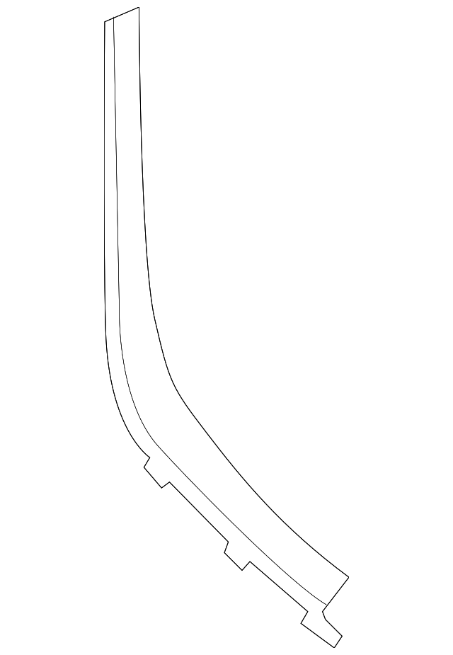 TK21-50-7J1B LOWER MOLDING, RIGHT
