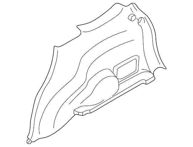 5M6Z-7831012-DAB Деталь LOWER TRIM PANEL, RIGHT