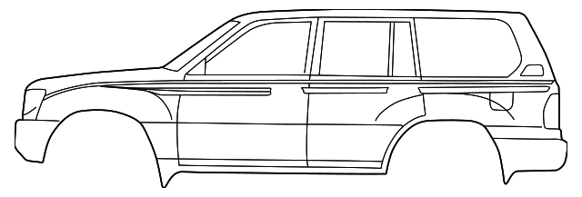 75982-60560 Деталь STRIPE TAPE, LEFT