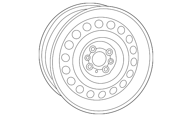 4726135AA Деталь WHEEL, STEEL