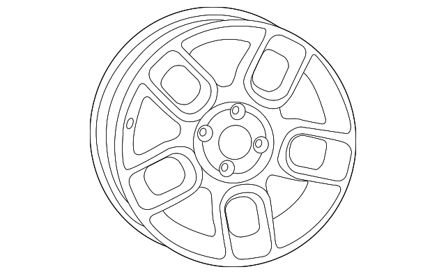 1VX50DD5AB Деталь WHEEL, ALLOY