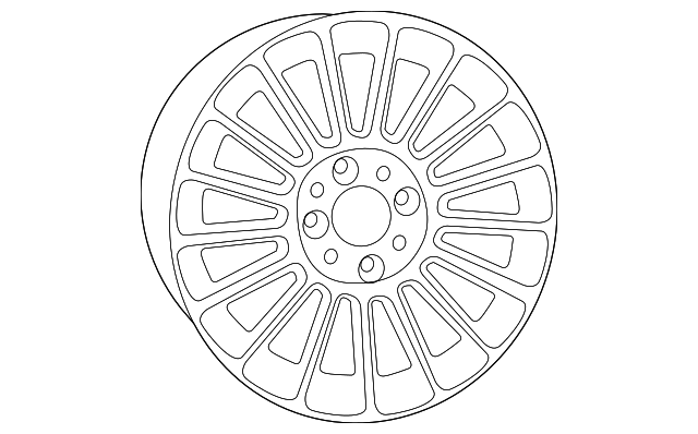 68072557AB Деталь WHEEL, ALLOY
