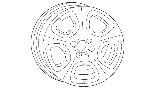 4726464AA Деталь WHEEL, ALLOY