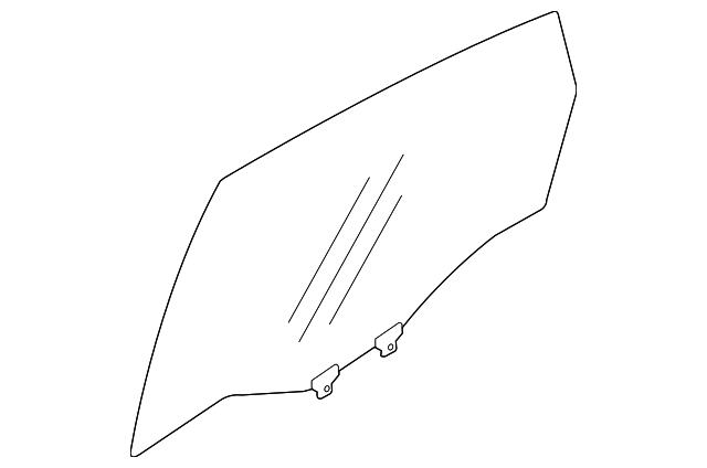61011FG000 Деталь GLASS, RIGHT