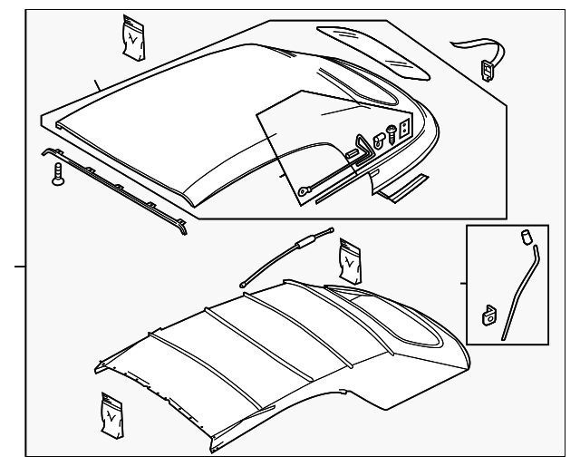 5C3-871-021-E-C90 Деталь CONVERTIBLE TOP