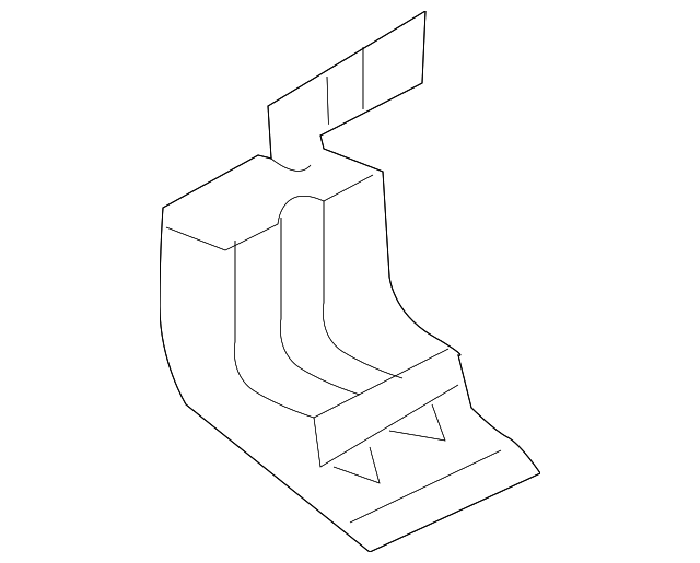 6L1Z-16N463-AA Деталь SUPPORT BRACKET, RIGHT