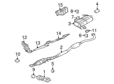 Outlander EXHAUST COMPONENTS