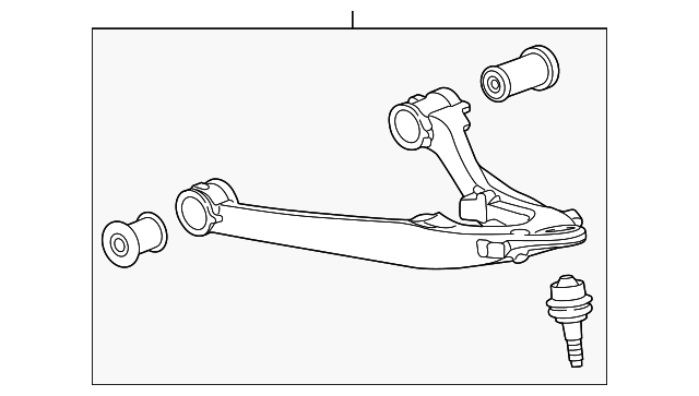 22853473 LOWER CNTRL ARM, LEFT