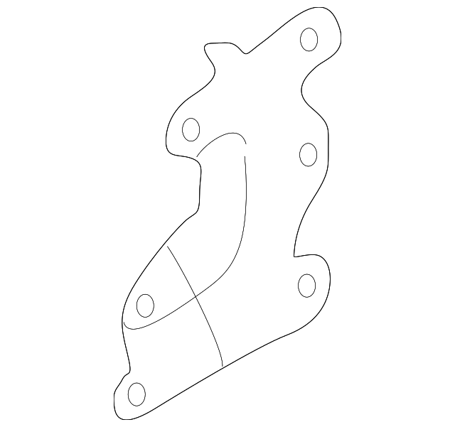 T00156285 Деталь INNER PILLAR INNER COVER, RIGHT