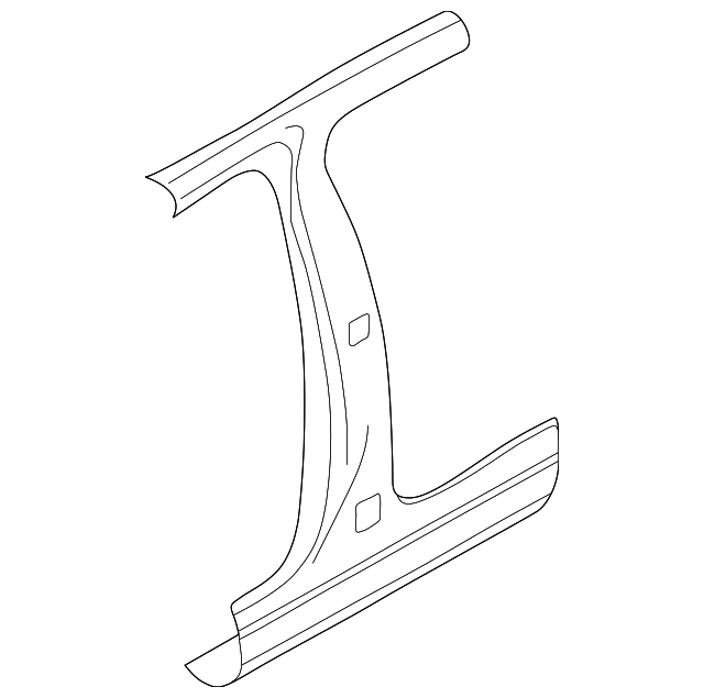 TCY6-70-350B CENTER PILLAR, RIGHT