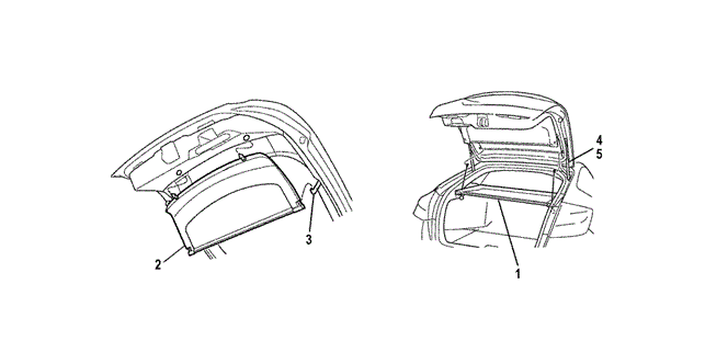 ACCESSORIES/CARGO COVER for 2012 Honda CROSSTOUR #1