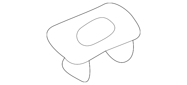 B25D68421A90 Деталь LOCK KNOB BEZEL, LEFT