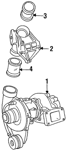 300SD TURBOCHARGER & COMPONENTS