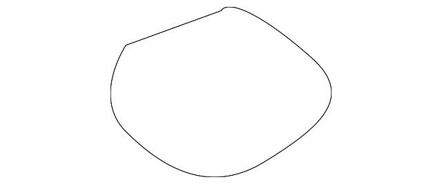 MR971438 Деталь CENTER COVER, RIGHT
