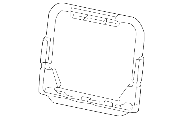 YC3Z78613A38BA Деталь SEAT BACK FRAME