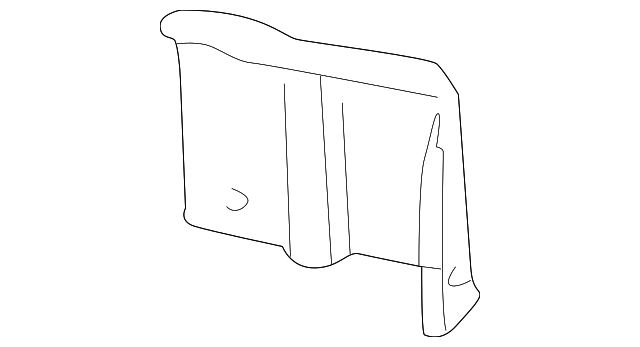 2C7Z78666B10BAB Деталь TRACK SHIELD, RIGHT