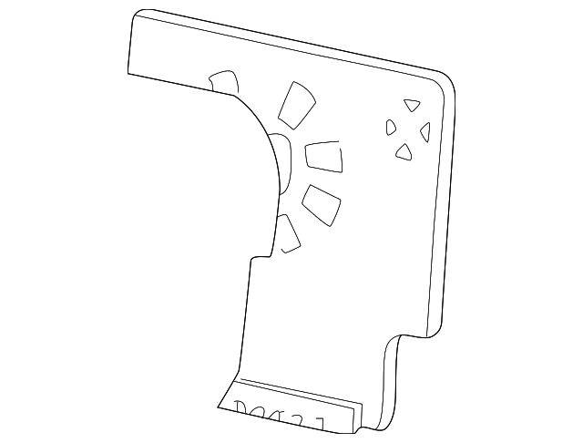 YC3Z78613E94AA Деталь REAR PANEL