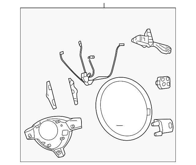 25894309 Деталь STEERING WHEEL