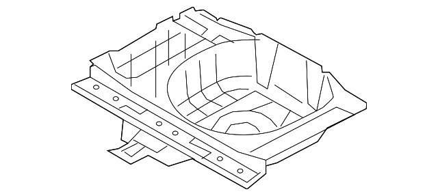 41-00-2-757-221 Деталь REAR FLOOR PAN