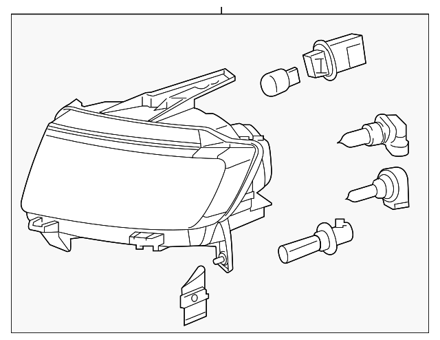 68171214AB Деталь HEADLAMP ASSY, RIGHT