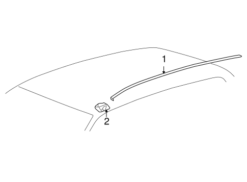 Highlander EXTERIOR TRIM - ROOF