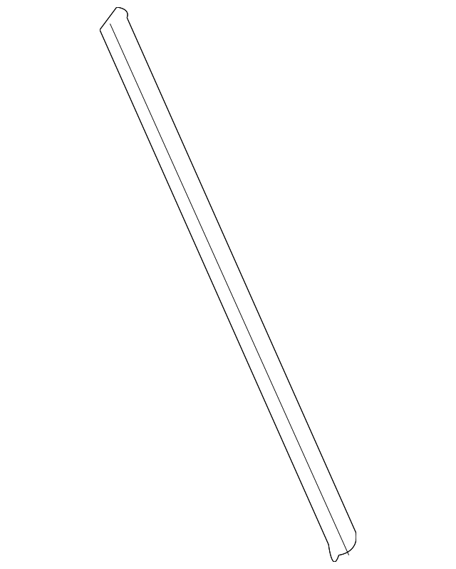 GM9E-50-613A Деталь SIDE MOLDING, LEFT