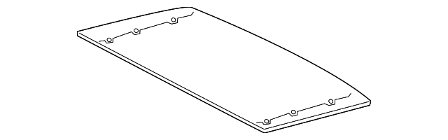 63201-33191 Деталь SUNROOF GLASS