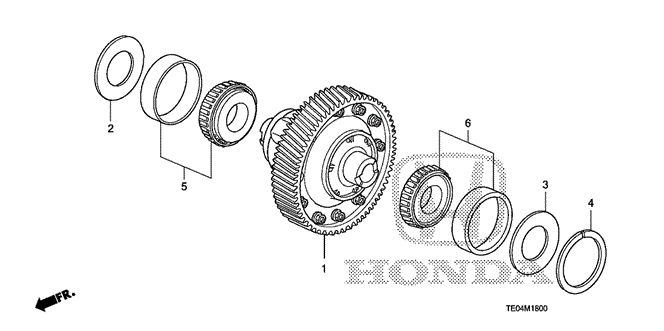 ACCORD COUPE MT DIFFERENTIAL (V6)