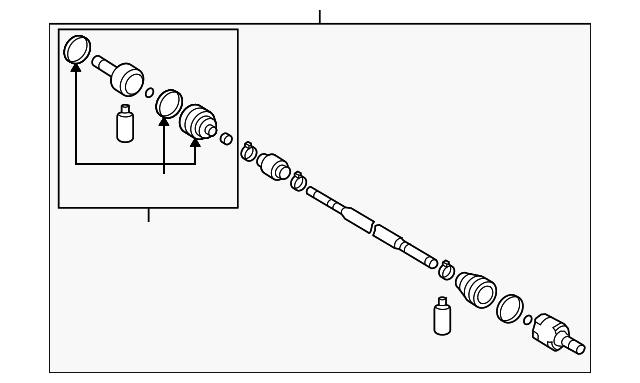 49501-2H112 Деталь AXLE ASSY