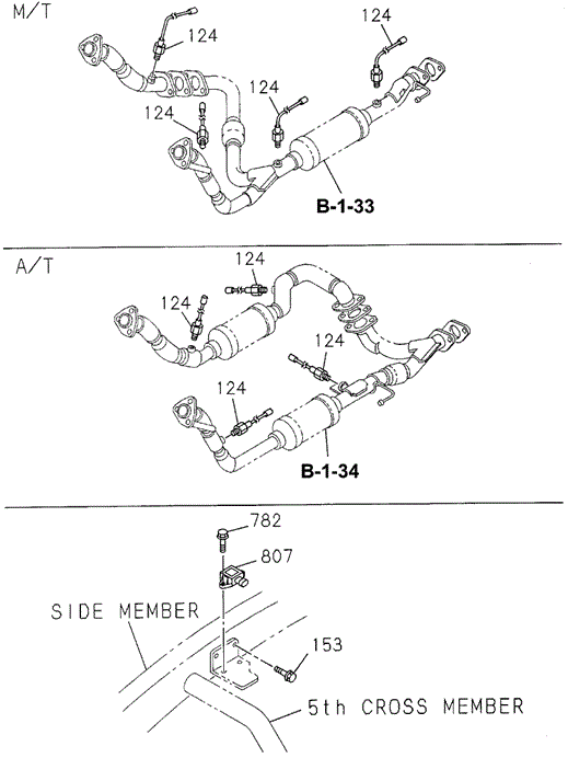 ENGINE/OXYGEN SENSOR for 1996 Honda PASSPORT #1