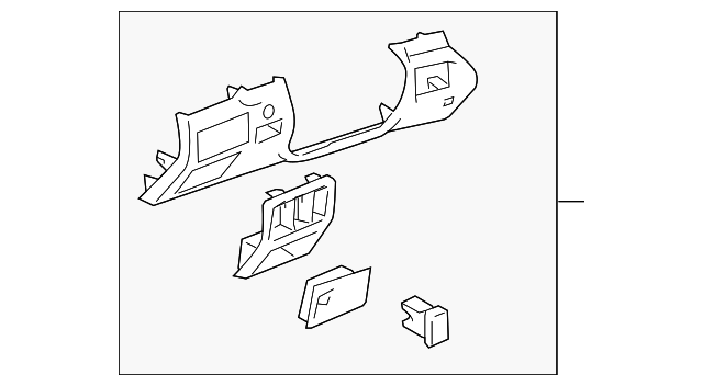 55045-53063-C0 Деталь LOWER PANEL