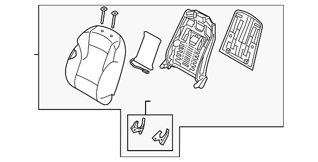 88401-4R000-Y5S Деталь SEAT BACK ASSY