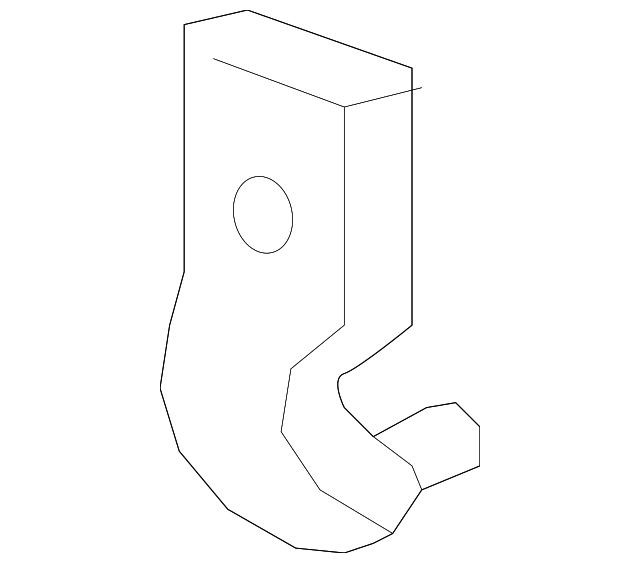 96845813 REAR BODY PANEL BRACKET, RIGHT