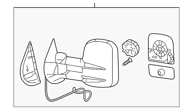 25838267 Деталь MIRROR ASSY, RIGHT