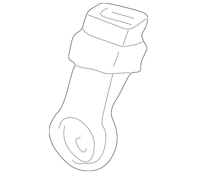 12377433 Деталь BUCKLE END, LEFT