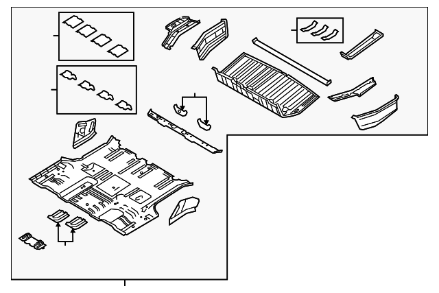 65510-A9050 Деталь FLOOR PAN ASSY